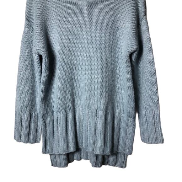 For The Republic Womens Sweater Size XS Blue Oversized Pullover Long Sleeve - Picture 5 of 8